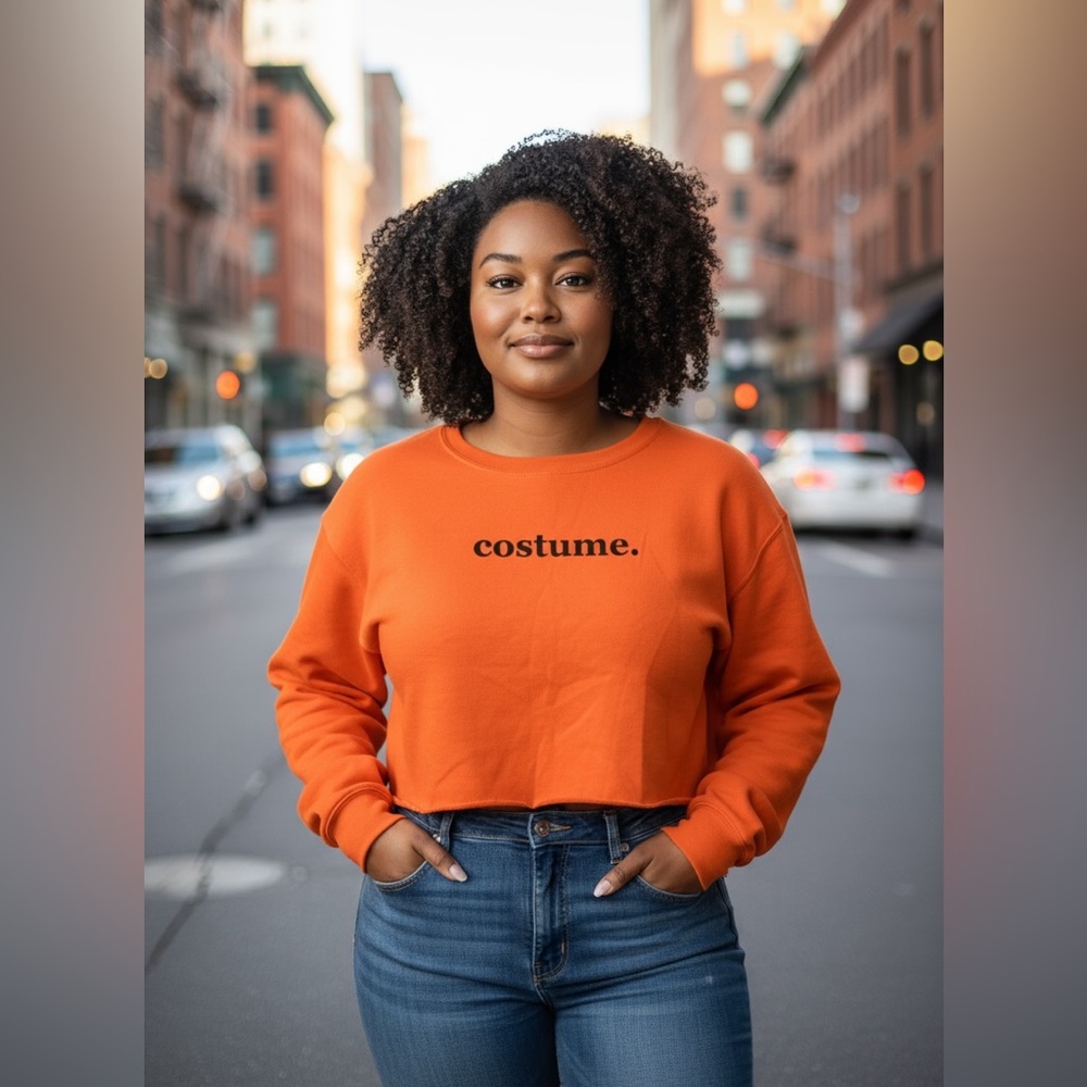Freeze- XL- Cropped Sweatshirt- Costume Halloween